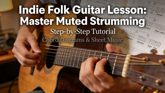 How to Practice Muted Strumming Patterns on Acoustic Guitar to Add Rhythmic Drive to Indie Folk & Pop Cover Arrangements
