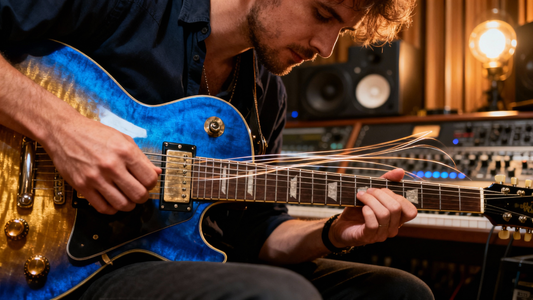 How to Create a Bluesy Vibrato Effect on an Electric Guitar