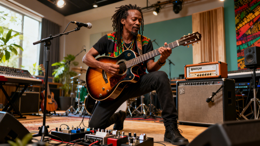 How to Create Reggae Guitar Rhythm on Acoustic-Electric Hybrid Guitar