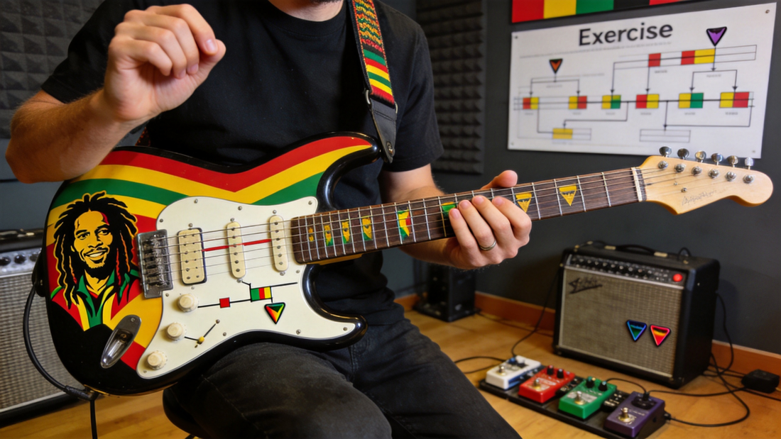 How to Create a Reggae Guitar Rhythm on an Electric Guitar: A Step-by-Step Guide