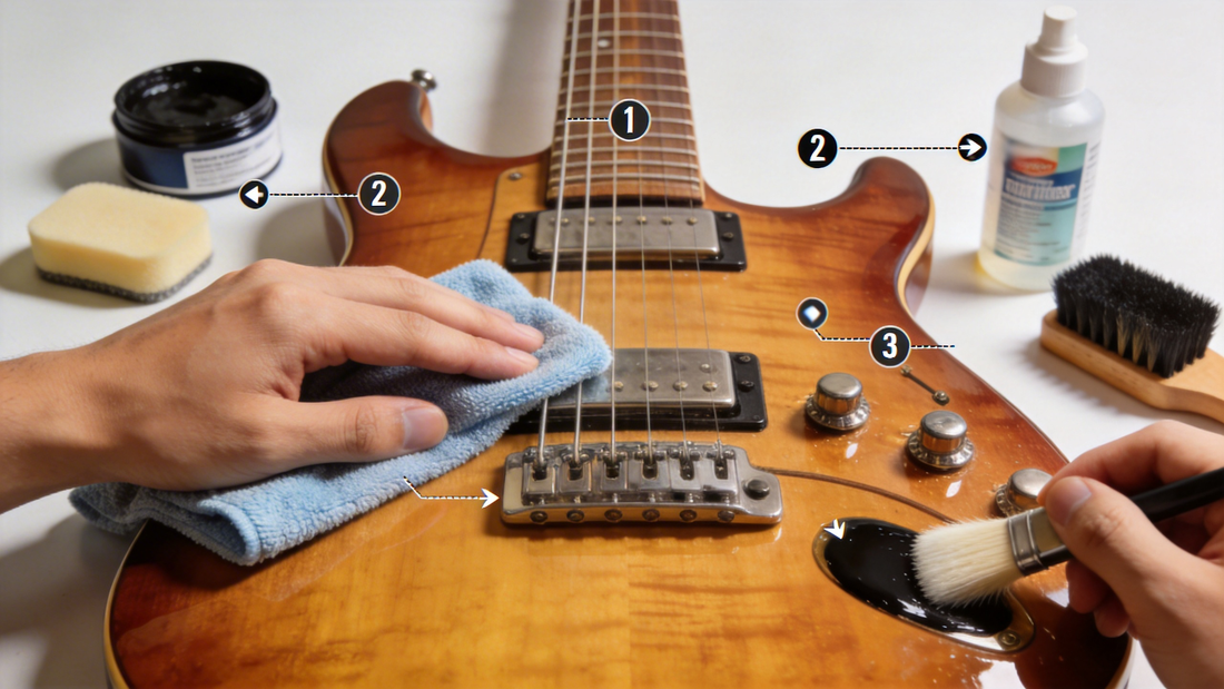 How to Clean & Polish an Electric Guitar Body: Step-by-Step Guide for Optimal Shine & Performance