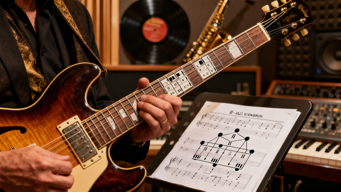 How to Create a Smooth Jazz Chord Progression on an Electric Guitar