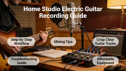 How to Record Crisp, Clear Electric Guitar Tracks for Home Studio Demos on a Tight Budget
