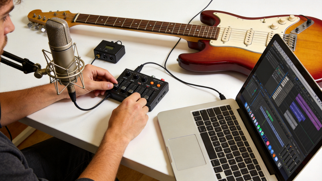 How to Record Your Electric Guitar at Home Without Expensive Equipment