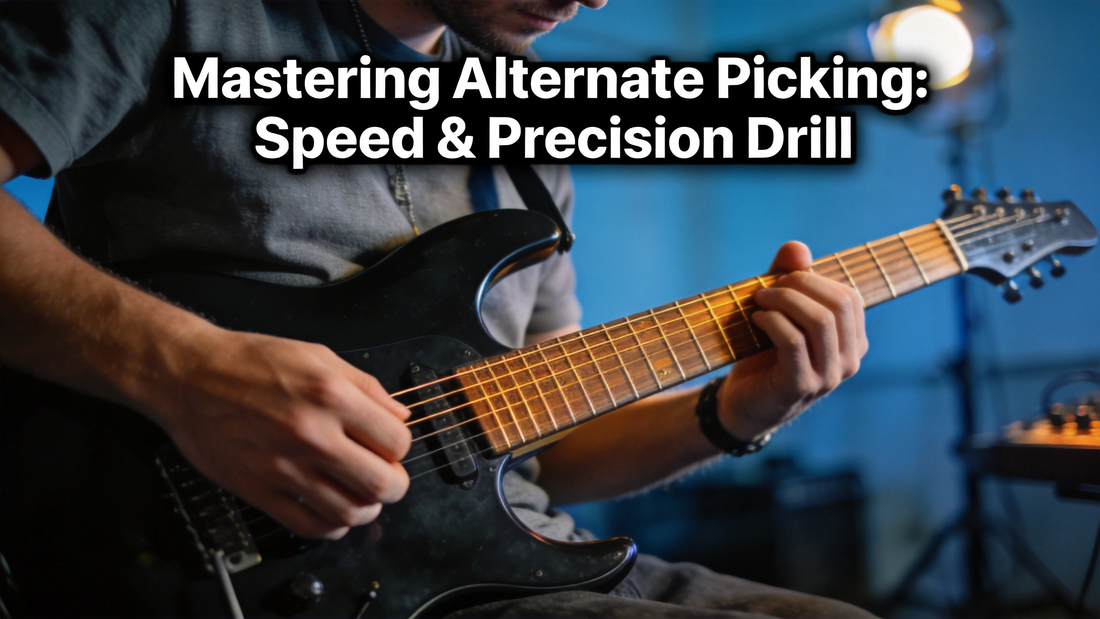 How to Improve Your Electric Guitar Alternate Picking Speed - Detailed Writing Frame