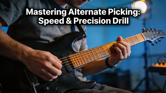 How to Improve Your Electric Guitar Alternate Picking Speed - Detailed Writing Frame