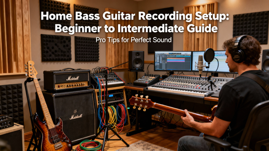 How to Set Up a Home Recording Space for Bass Guitar: Acoustics, Gear & Workflow