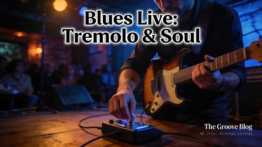 How to Use a Tremolo Pedal for Subtle Pulsing Blues Rhythm & Lead Guitar Texture in Live Club Performances