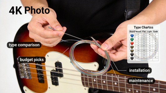 How to Choose the Right Electric Bass Strings for Beginners & Intermediate Players