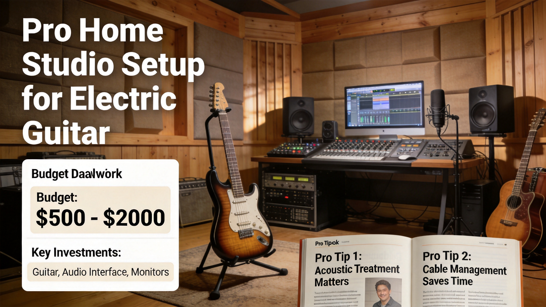 How to Set Up a Home Recording Studio for Electric Guitar: A Complete Guide