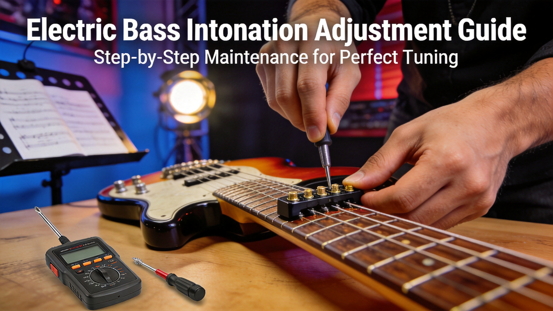 How to Adjust Your Electric Bass's Intonation for Consistent, In-Tune Note Clarity Across Every Fret for Practice & Live Performances