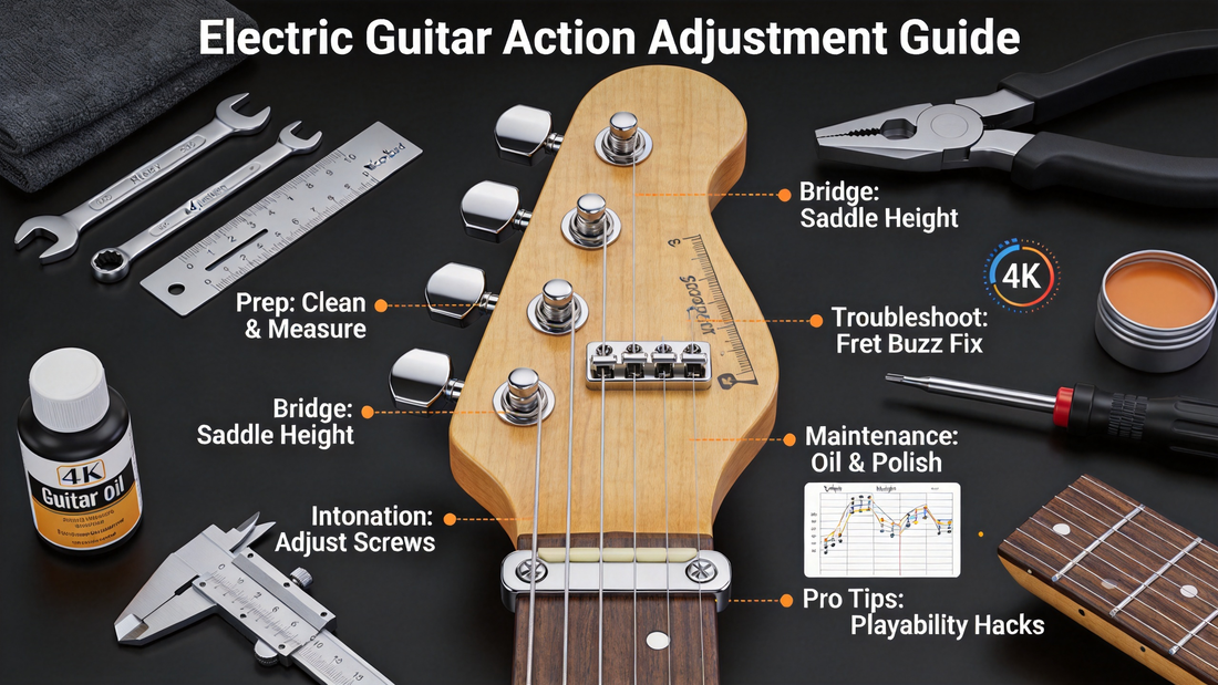 How to Adjust Your Electric Guitar's Action for Optimal Playability