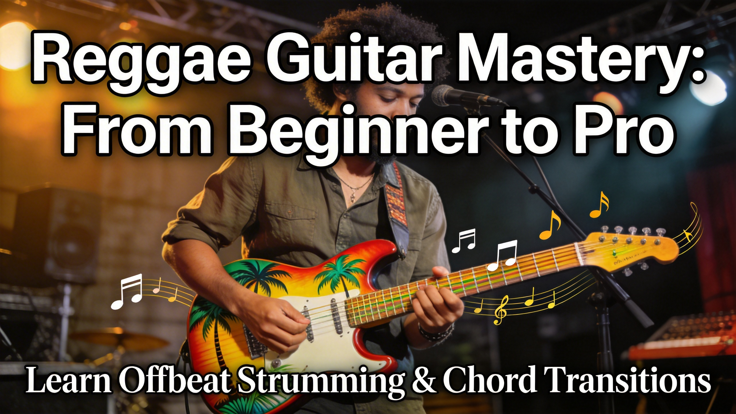 How to Create a Reggae Guitar Rhythm on an Electric Guitar – ClefArc