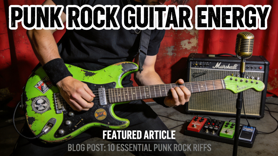 How to Create a Punk Rock Guitar Sound on an Electric Guitar