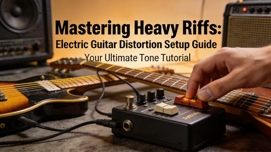How to Use a Distortion Pedal for Heavy Electric Guitar Riffs: A Comprehensive Guide