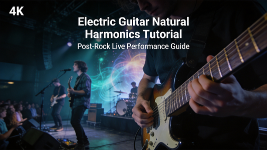 How to Use Natural Harmonics on Electric Guitar for Ethereal Post-Rock Live Performances Without Disrupting Pacing