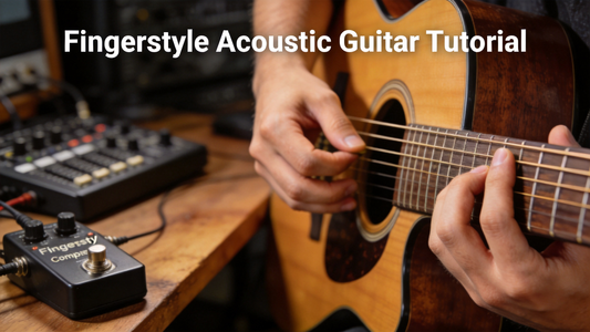 How to Use a Compressor Pedal to Even Out Fingerstyle Acoustic Guitar Volume Fluctuations Without Squashing Natural String Dynamics