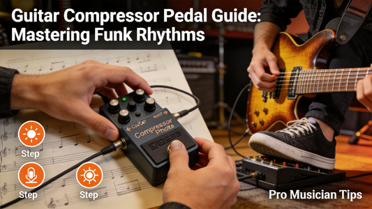 How to Use a Guitar Compressor Pedal for Clean Funk Rhythm Strumming – Even Out Dynamic Peaks Without Killing Your Natural Playing Feel