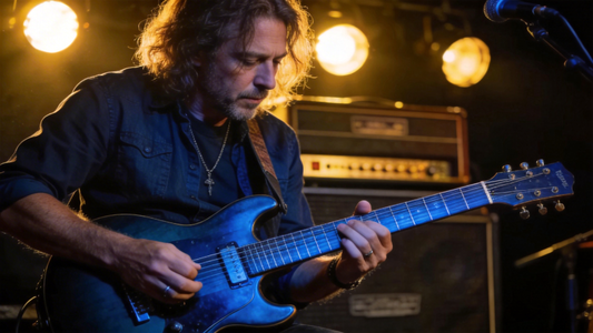 How to Create a Bluesy Lead Guitar Solo on an Electric Guitar