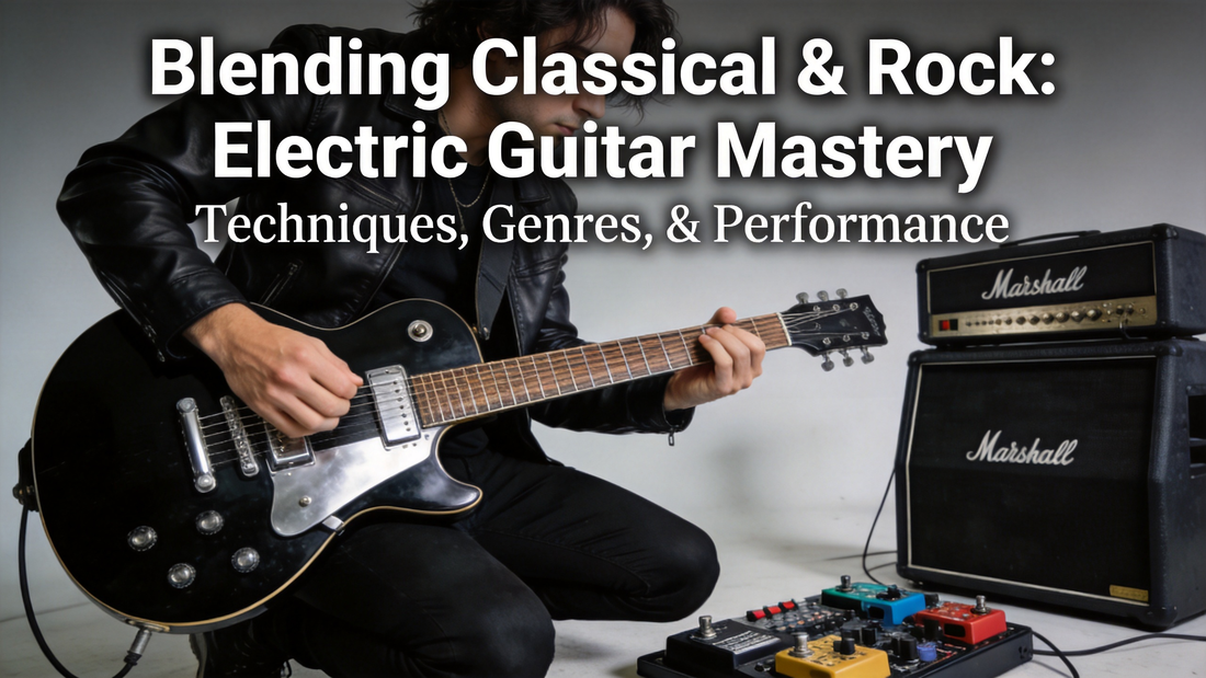 How to Blend Classical and Rock Guitar Techniques on an Electric Guitar