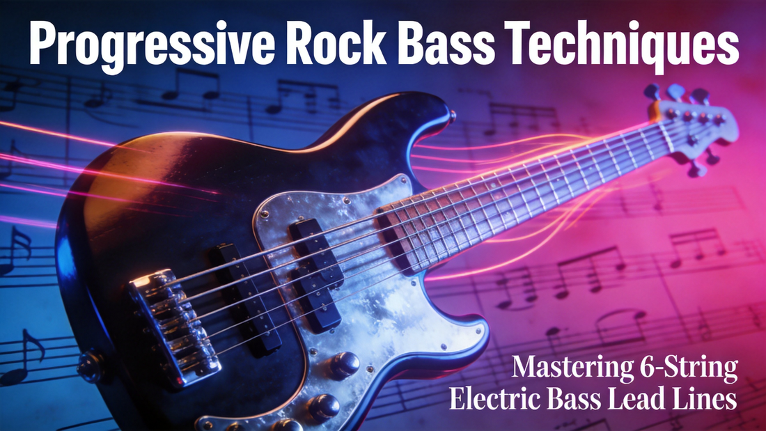 How to Craft Punchy, Articulate 6-String Electric Bass Lead Lines for Progressive Rock Tracks