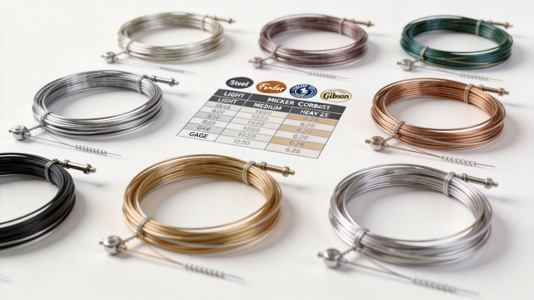 How to Choose the Right Electric Guitar Strings: A Complete Guide to Materials, Gauges & Brands