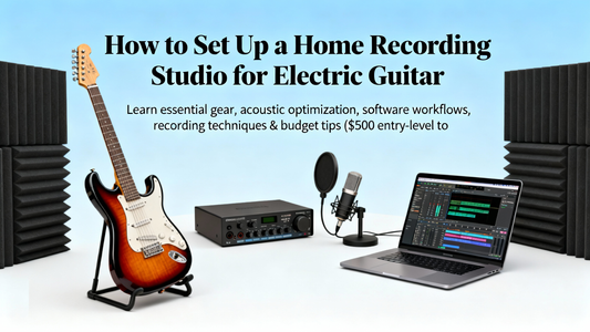 How to Set Up a Home Recording Studio for Electric Guitar