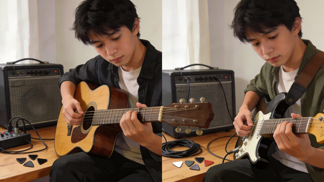 How to Smoothly Transition From Acoustic Guitar to Electric Guitar for Beginners