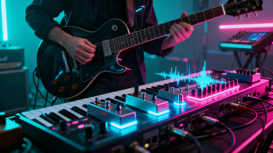 How to Use a Synthesizer Pedal to Create Futuristic Sounds on Your Electric Guitar
