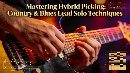 How to Master Hybrid Picking for Electric Guitar to Add Dynamic Texture to Country & Blues Lead Solos