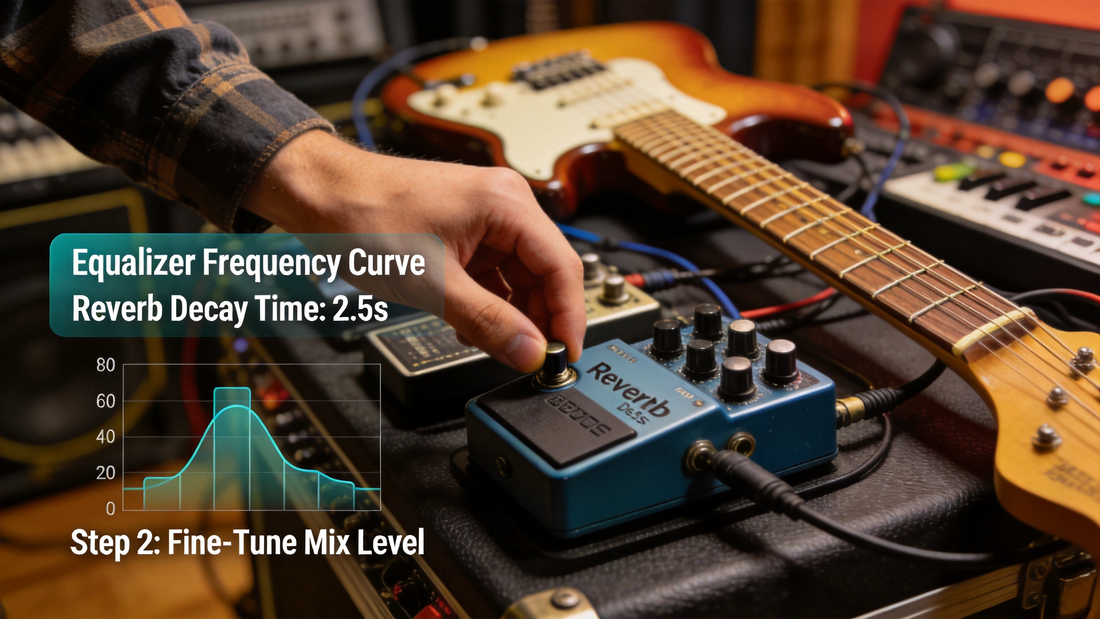 How to Use a Reverb Pedal to Create Spacious Atmospheric Depth for Clean Indie Pop Jangle Guitar Parts