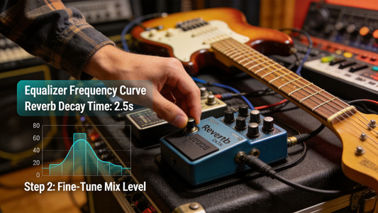 How to Use a Reverb Pedal to Create Spacious Atmospheric Depth for Clean Indie Pop Jangle Guitar Parts