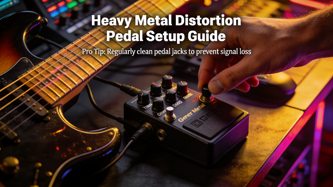How to Dial in Perfect Heavy Metal Guitar Tones With a Distortion Pedal