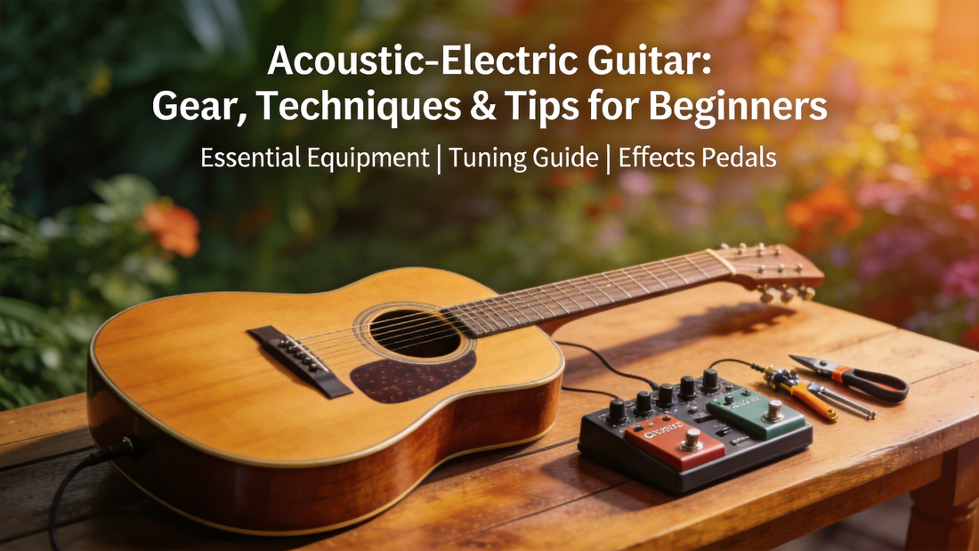 How to Create a Dreamy Ambient Guitar Sound on an Acoustic-Electric Guitar