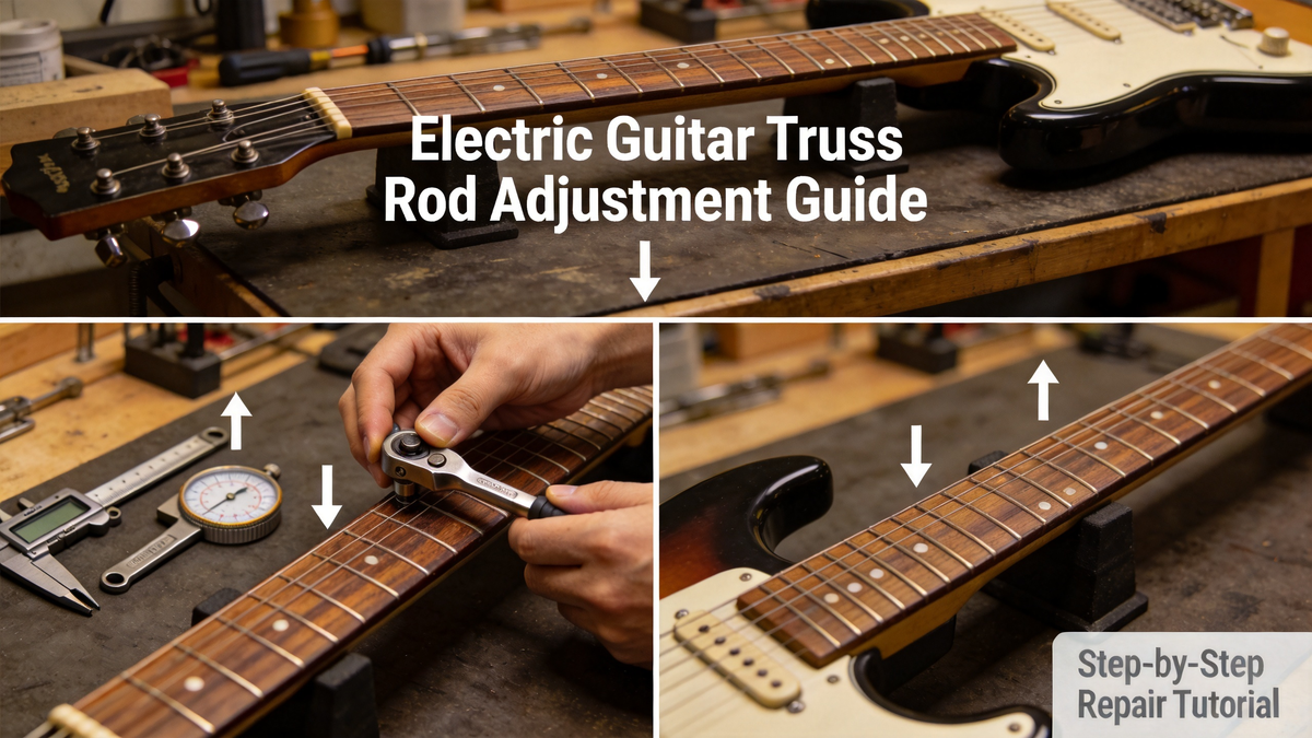 Step-by-Step: How to Adjust Your Electric Guitar’s Truss Rod to Fix Ne ...