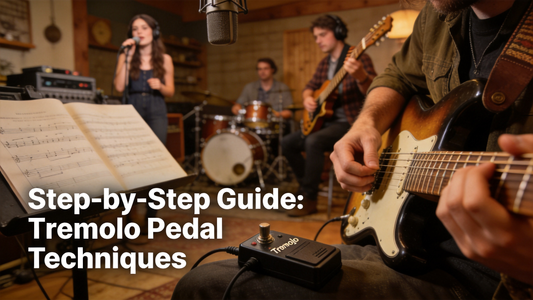 How to Use Tremolo Pedals for Moody Indie Folk Electric Guitar Leads Without Distracting Vocals in Full Bands