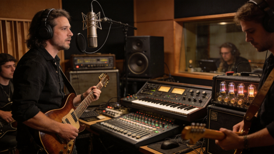 How to Dial in Warm, Gritty Classic Rock Rhythm Guitar Overdrive Tones That Don’t Overpower Lead Vocals in a Band Mix