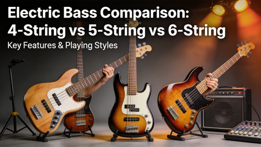 The Ultimate Guide to Choosing Between 4-String, 5-String, and 6-String Electric Basses for Your Genre & Playing Goals