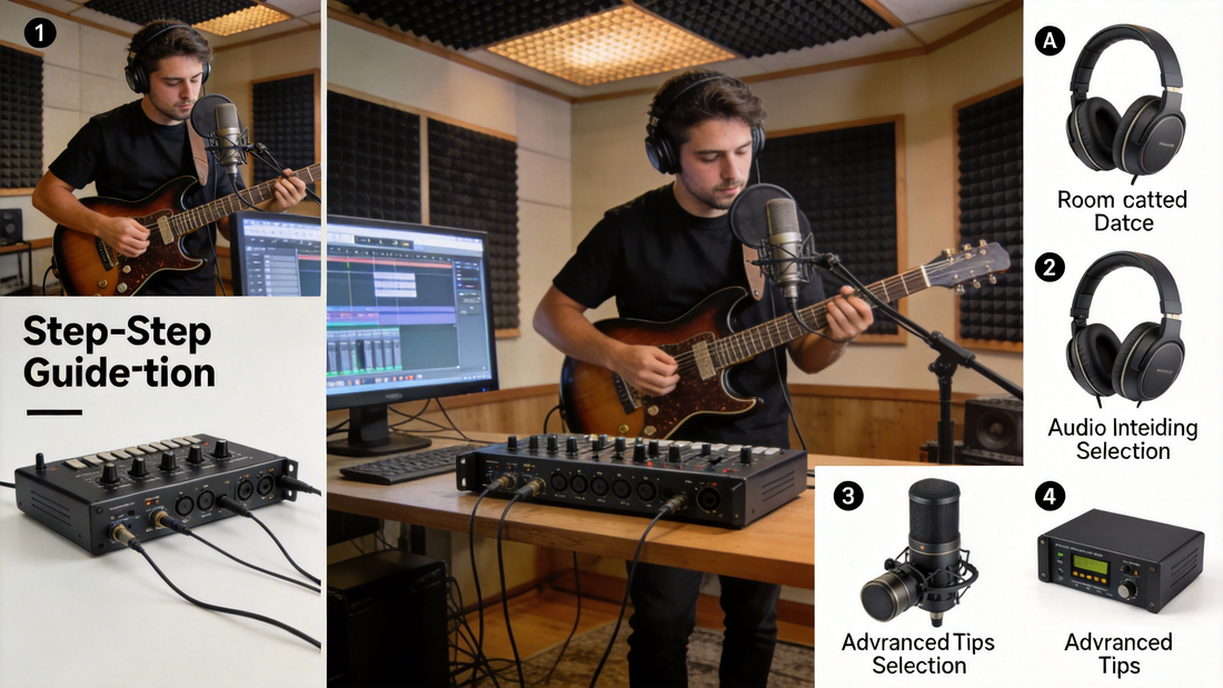How to Record High-Quality Electric Guitar Audio at Home: A Step-by-Step Guide