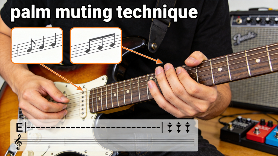 How to Master Palm Muting on Electric Guitar