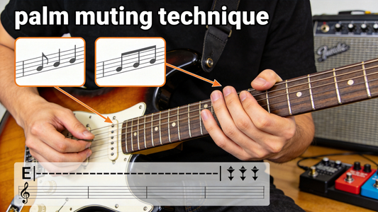 How to Master Palm Muting on Electric Guitar