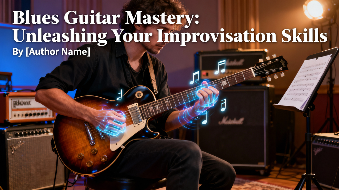 How to Improvise Blues Solos on an Electric Guitar: Master Scales, Techniques, Styles & Practice Routines