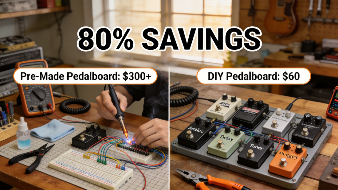 How to Build a Custom DIY Electric Guitar Effects Pedalboard on a Budget