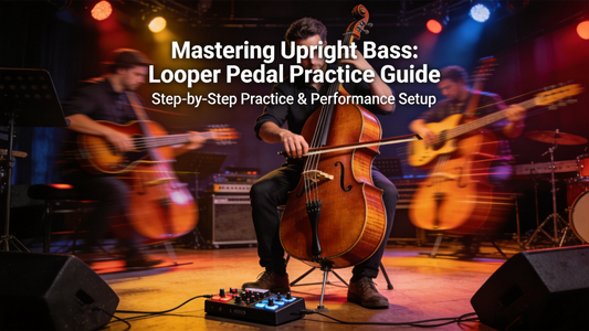 How to Use a Looper Pedal to Build Layered Full-Band Arrangements for Solo Acoustic Bass Practice