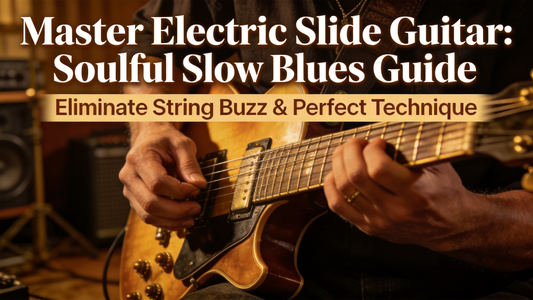 How to Master Electric Slide Guitar Techniques for Soulful Slow Blues Improvisation (Eliminate String Buzz)
