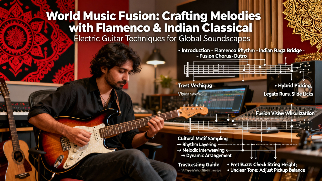 How to Craft World Music-Inspired Guitar Melodies on Electric Guitar