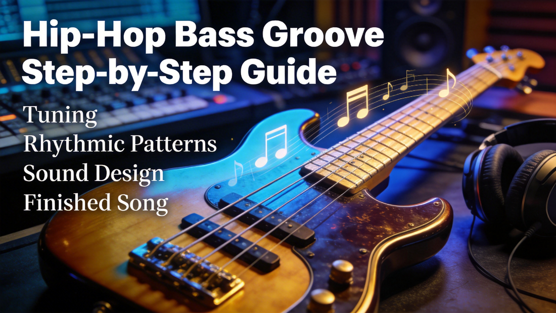 How to Create a Hip-Hop Inspired Bass Groove on a 4-String Bass: From Fundamentals to Finished Song