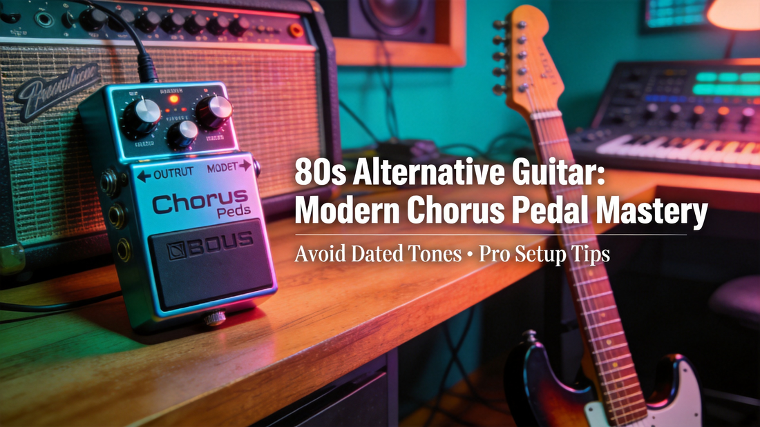 How to Use a Chorus Pedal to Add Lush, Shimmering Depth to 80s-Inspired Alternative Guitar Rhythm Parts: Modern Techniques to Avoid Dated, Overdone Tones