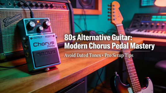 How to Use a Chorus Pedal to Add Lush, Shimmering Depth to 80s-Inspired Alternative Guitar Rhythm Parts: Modern Techniques to Avoid Dated, Overdone Tones