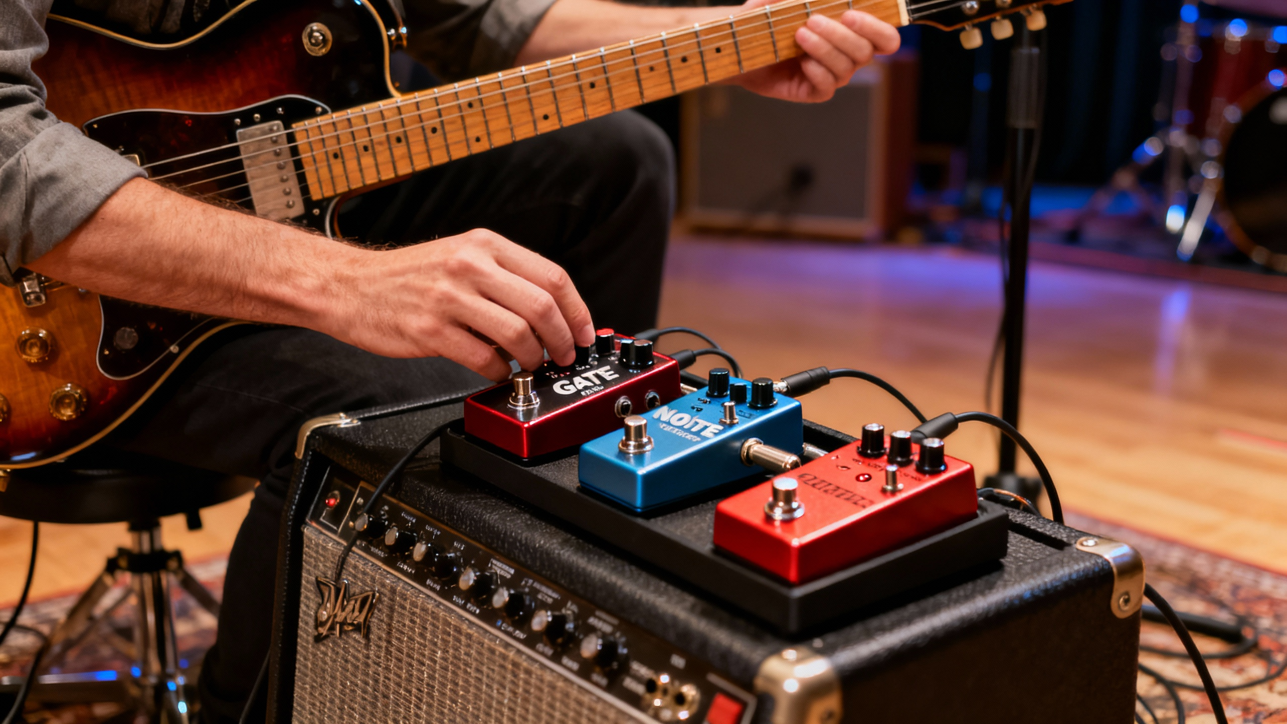 How to Use a Noise Gate Pedal to Reduce Unwanted Noise on Electric Gui ...